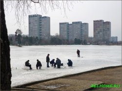 Зимняя рыбалка на Школьном Озере