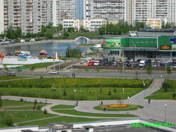 зеленоград фото - Вид из 16 микрорайона на Михайловский пруд