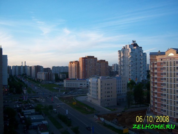 зеленоград фото - Вид на улицу Каменку из 16 района