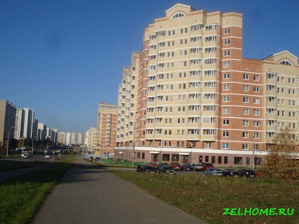 зеленоград фото - Вид на 20 микрорайон с улицы Каменка