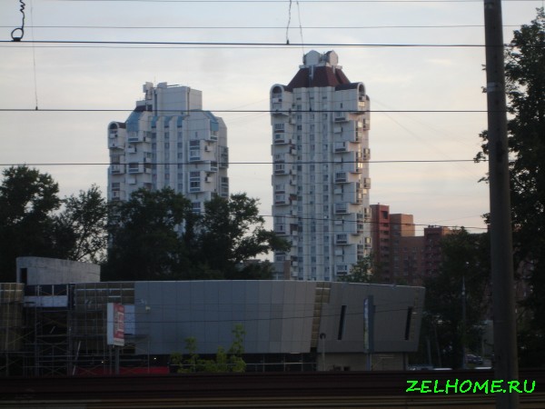 зеленоград фото - Вид на 18 микрорайон с платформы Крюково