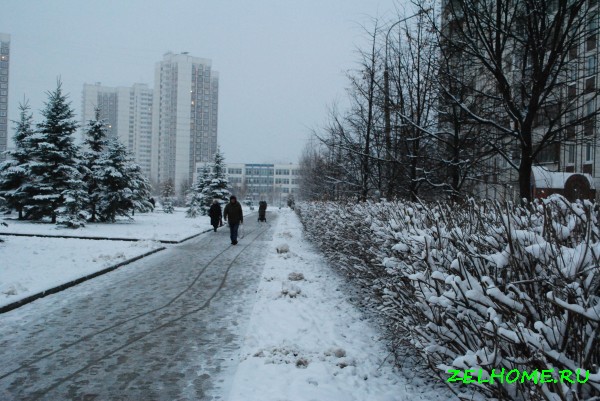 зеленоград фото - Парк в 15 районе зимой