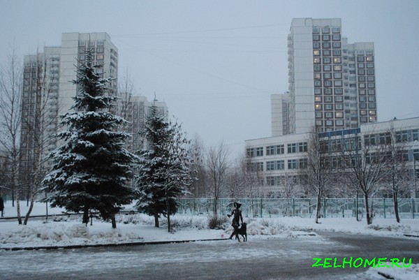 зеленоград фото - 15 микрорайон зимой