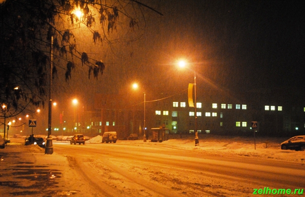 зеленоград фото - Ночной снегопад