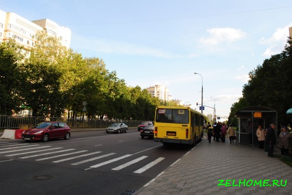 зеленоград фото - Центральный проспект, вид из 2 микрорайона