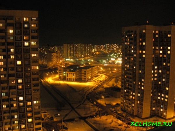 зеленоград фото - 16 микрорайон ночью