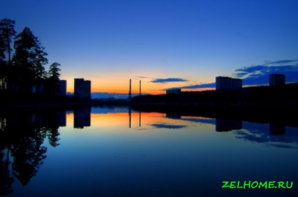 зеленоград фото - Закат на Школьном озере