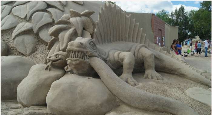 песчаная скульптура 
